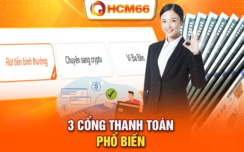 3 cổng thanh toán phổ biến