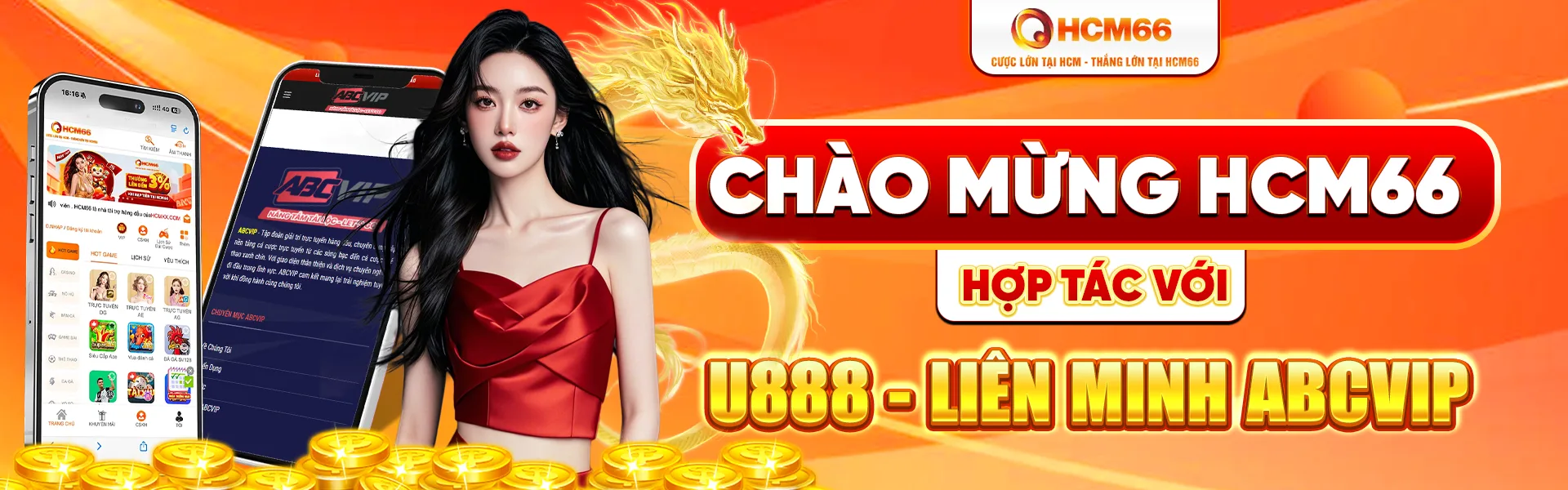 Chào mừng HCM66 hợp tác U888 Banner