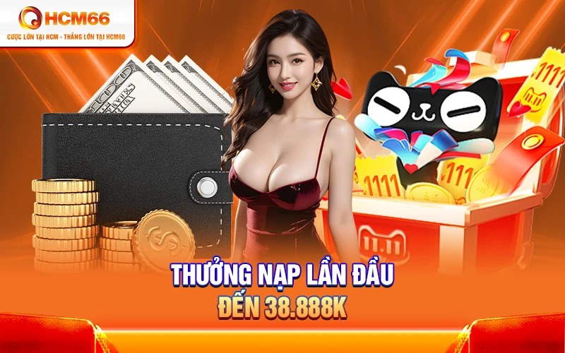 Thưởng nạp lần đầu đến 38.888K